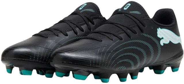 Puma future 9 play fg ag unisex sportschoenen - black-intense mint- white
