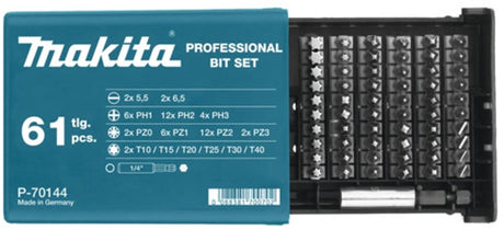 Makita Zubehör Makita P-70144 Schraubendreher-Bit-Set 61-teilig