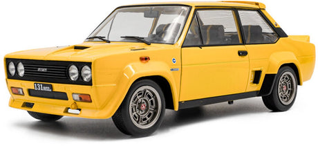 Solido Fiat 131 Abarth '80, gelber Maßstab 1:18
