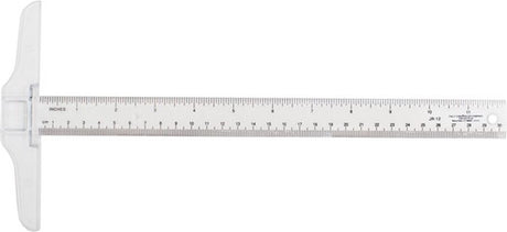 Westcott T-Lineal – Zeichendreieck – 30 cm – transparent – ac-jr12