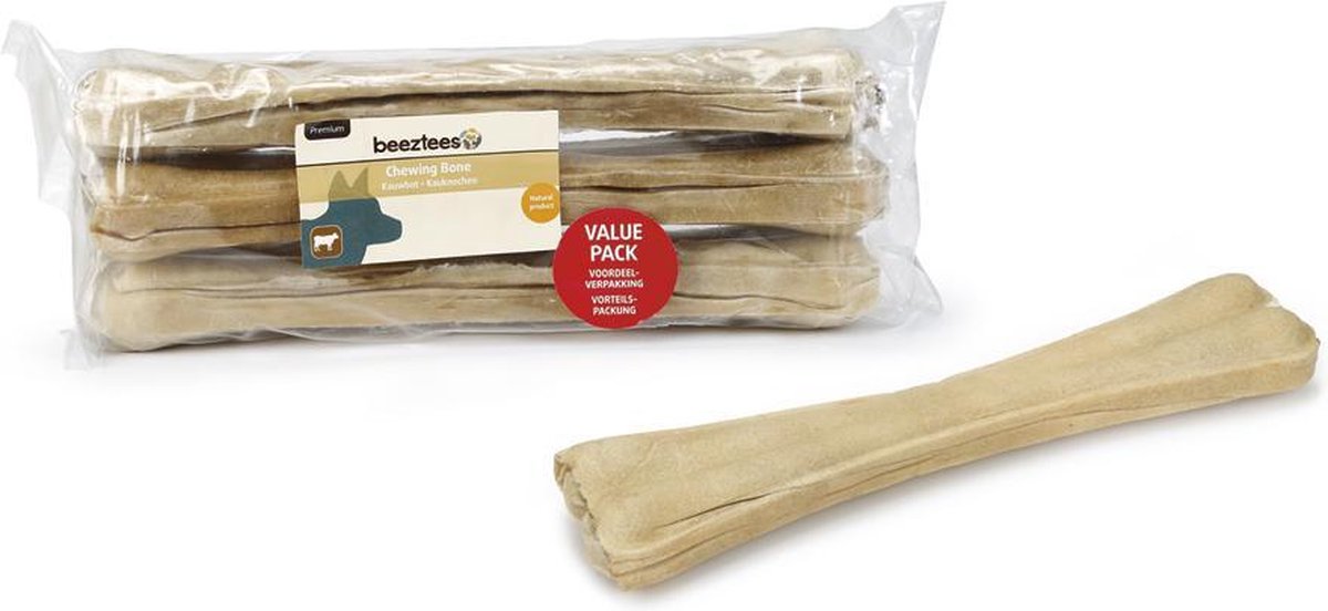 Beeztees Kauknochen - Hundesnack - Kausnack - Hundeknochen - Vorteilspack - 32 cm - 3 Stk