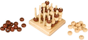 Small Foot - 4 auf einer Linie 3D-Strategiespiel aus Holz