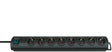 Brennerstuhl Primera-Line 8-fach schwarz 2 m h05vv-f 3g1,5