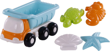 Cavallino Beach KiepWagen mit 4 Sandformen blau