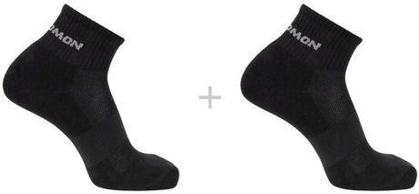 Salomon – Evasion Knöchelsocken | 2er-Pack | Knöchelsocken | Größe l 42-44 - schwarz
