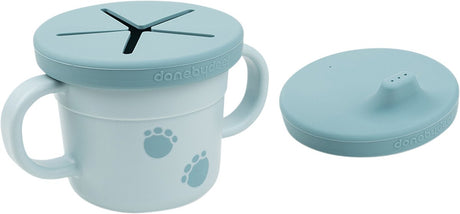 Done by Deer Schnabelbecher Elpheeblau, 215 ml