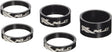 XLC AS-A02 Steuersatz – Spacer-Set – 1 – Ahead – Schwarz – Set à 5 Stück