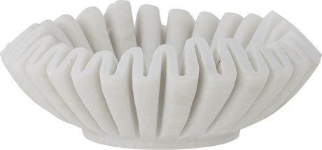 Bloomingville Schale Harmonia Marmor weiß ø17,5 x 6 cm
