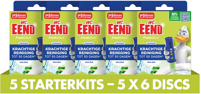 WC-Enten-Frischscheibenhalter, Limettenschale