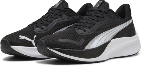 Puma Pounce Lite Unisex-Sportschuhe - Schwarz-Weiß