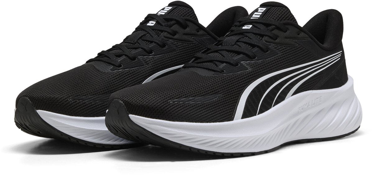 Puma pounce lite 2 unisex sportschoenen - black- white