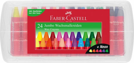 Faber-Castell Wachsmalstifte – Jumbo – 24 Stück – FC-120034