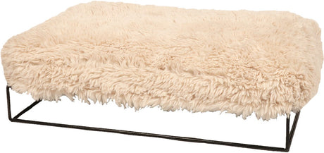 D·d Home - Hund - Amy Kissen mit Rahmen M - 90x65x20cm weiß - 227258
