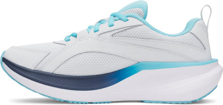 Under armour ua w assert 11-gry dames sportschoenen - distant grijs - fresco blauw - academy