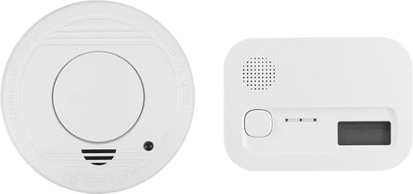 Smartwares fse-19204 – Rauch-Kohlenmonoxid-Set, 2 Melder – 85 dB – Sensor 10 Jahre – Batterie 1 Jahr