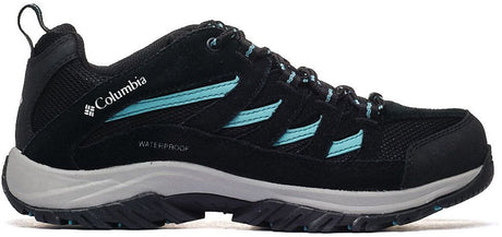 Columbia crestwood™ waterproof dames wandelschoenen - black, teal 38