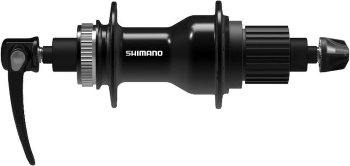 Shimano nach Hub 12 -Geschwindigkeit FH -qc500 -ms -b Micro Spline - Cl - 28 Löcher - 135 mm gebaut -in - Schwarz
