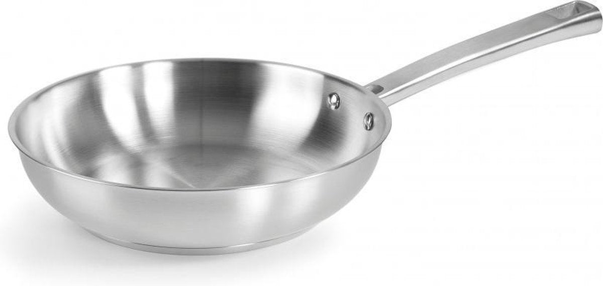 Lacor Foodie-Bratpfanne – Oberseite ø 24 cm – Edelstahl