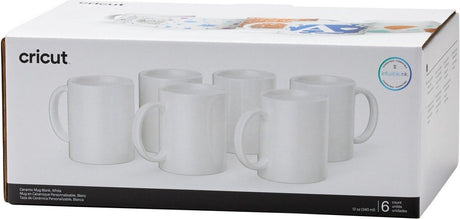 Cricut ceramic mug blank mok wit