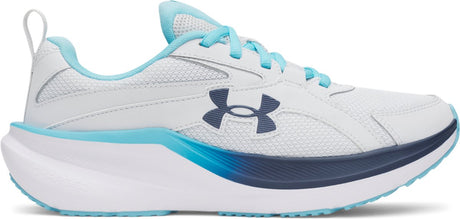 Under armour ua w assert 11-gry dames sportschoenen - distant grijs - fresco blauw - academy