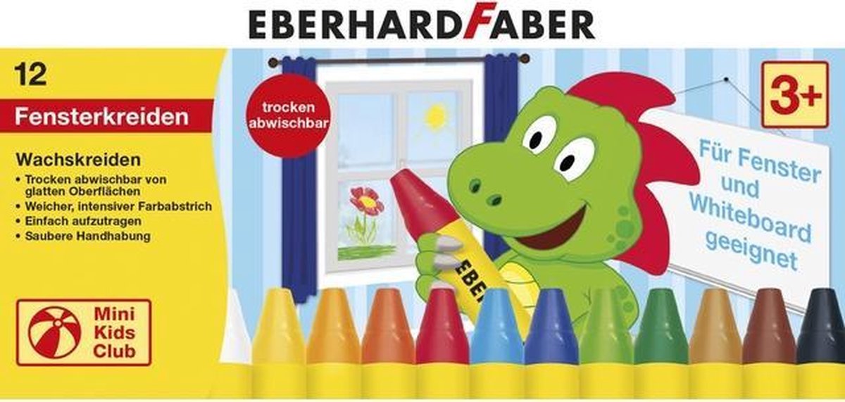 Eberhard Faber Fensterkreide – 12 Stück – im Karton – EF-524112