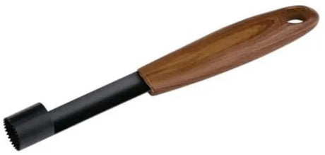 Alpina appelboor 19 cm zwart rvs houten handvat voor klokhuis verwijderen