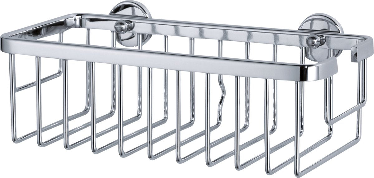 Tesa® aluxx Dusch- und Badewannenablage, hochglanzverchromtes Aluminium, selbstklebend