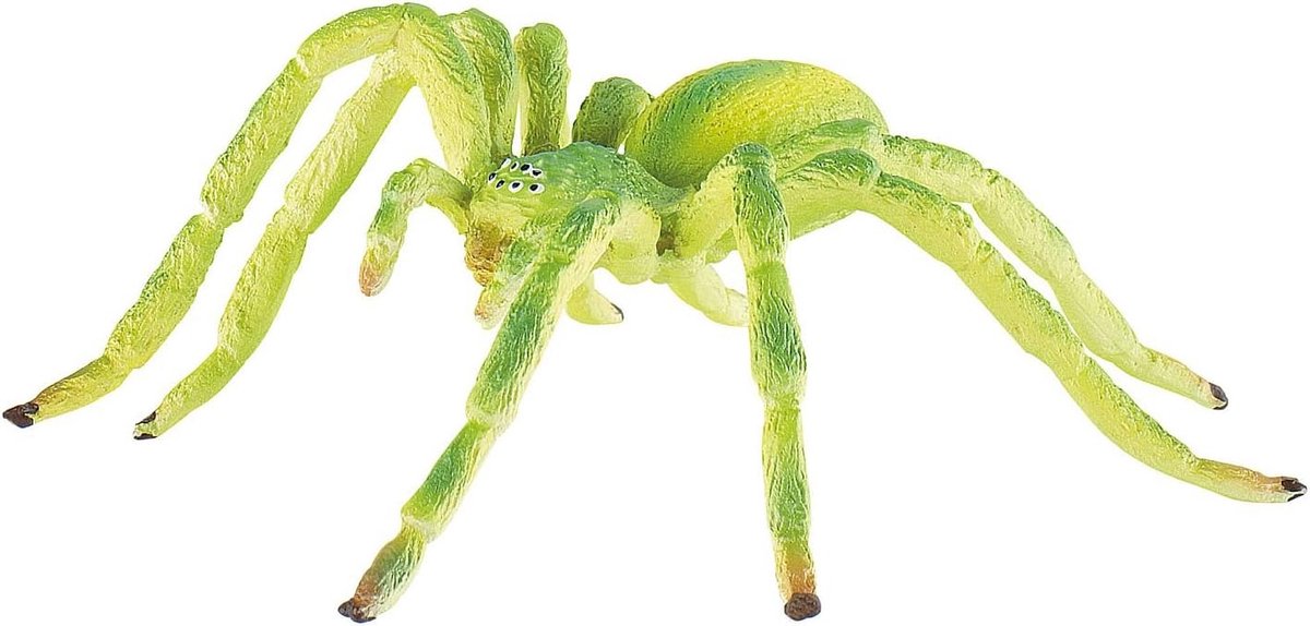 Bullyland 68455 – Grüne Jägerspinne-Figur – ca. 10,8 cm – lebensechte und detaillierte Gestaltung – ideal als Lernfigur, Dekoration oder kleines Geschenk für Kinder ab 3 Jahren