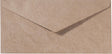 Florence enveloppen van stevige kwaliteit, kraft bruin groot rechthoek, 25 stuks, 11.5 x 22.5 cm