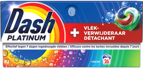Dash wasmiddelcapsules 4in1 pods +extra vlekverwijdering color 26 stuks