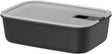 Mepal vershouddoos easyclip - 1.5 l - vershoudbakjes met schuifsluiting - geschikt voor magnetron. stoomoven. koelkast en vriezer - nordic black