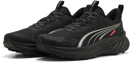 Puma pounce lite 2 trail primaloft unisex sportschoenen - black- silver 42.5