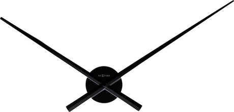Nexttime ne-3118zw wanduhr dia. 70 cm, schwarz, 'Hände'