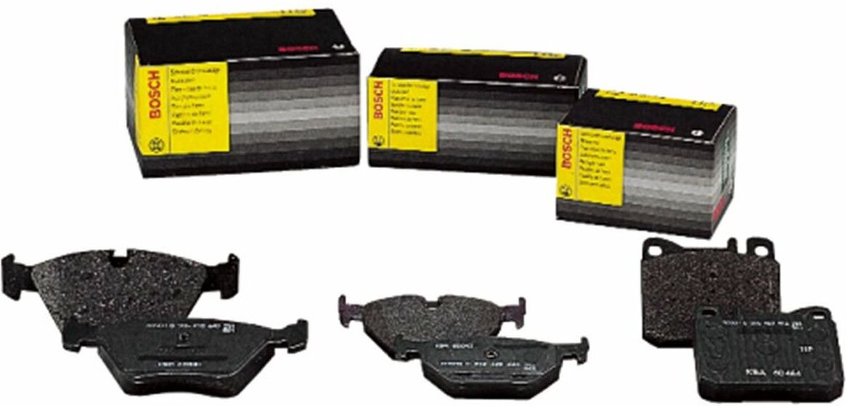 Bosch jeu de 4 plaquettes de frein à disque 0986494027 d'origine