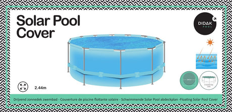 Didak Pool-Solarabdeckung rund – 2,44 m