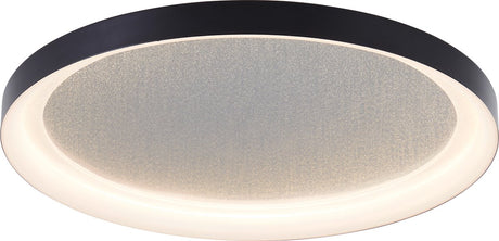 Brilliant quito – Deckenleuchte – LED 30 W – 42 cm – schwarzes Design – Glitzereffekt – 3-Stufen-Dimmung