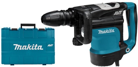 Makita Bohrhammer HR4511c – 1350 W – SDS-Max – einstellbare Schlagkraft – inklusive stabilem Koffer