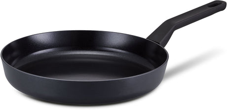 Brabantia Onyx R NS Bratpfanne. ø 24 cm – 100 % PFAS-frei – induktionsgeeignet – 100 % recyceltes, leichtes Aluminium – hitzebeständiger ergonomischer Griff – Keramikbeschichtung – Antihaftbeschichtung – Schwarz