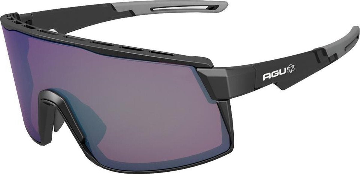 Agu verve hdii fietsbril transparant blauw lens