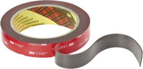 3m vhb™ 4611f 4611193 doppelseitiges klebeband vhb 4611f dunkelgrau (l x b) 3 m x 19 mm 1 stück(e)