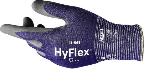 Ansell hyflex® 11561r070-1p werkhandschoen nylon, hppe, basalt, spandex, polyester maat (handschoen): 7 en 388:2016, en