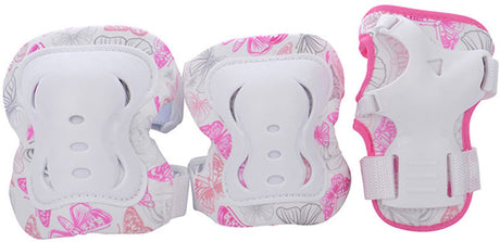 Tempish Stryker Skate-Pads für Kinder, 3er-Pack, rosa, XS