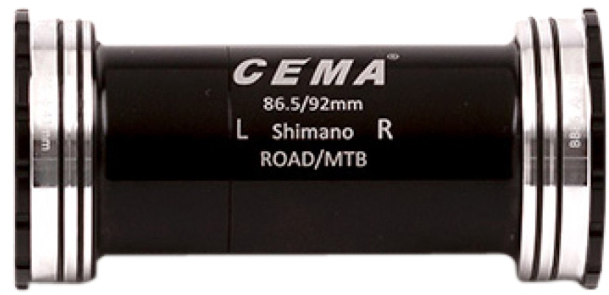 Cema Bracketas BB86-BB92 INT. Shimano ceramic-schwarz