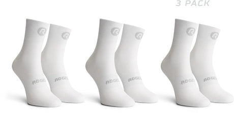 Rogelli core dames en heren 3 pack fietssokken - vochtregulerend - wit