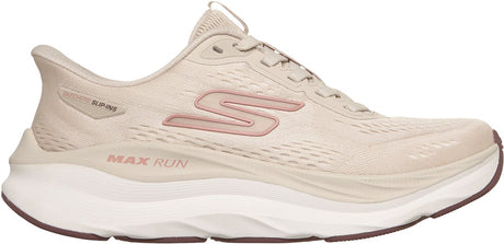 Skechers max run dames sportschoenen - naturel 39