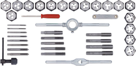 Kreator krt001140 Gewindebohrer-Set – Schneidmuttern-Set – 40-teiliges Set
