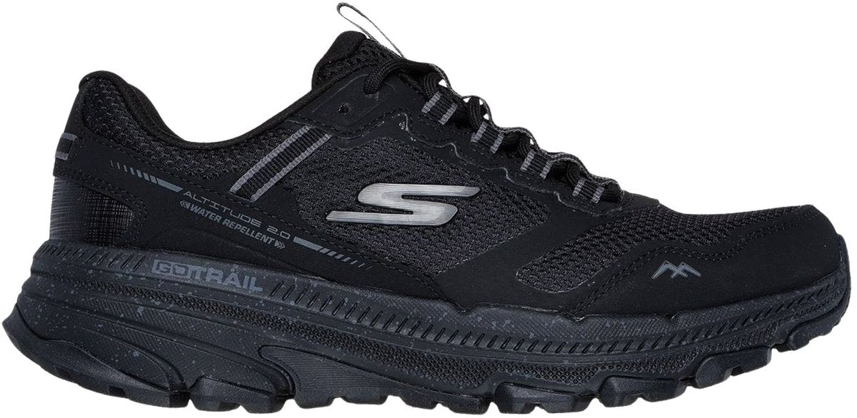 Skechers go run trail altitude 2.0-rav dames wandelschoenen - zwart