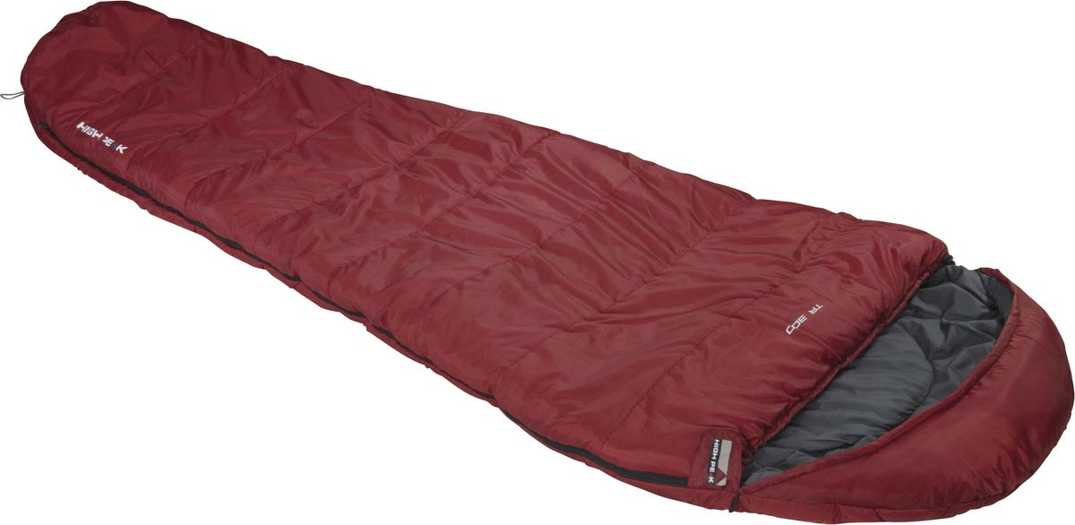 High Peak Tr 300 – Mumienschlafsack – Dunkelrot-Grau