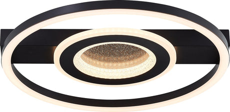 Brilliant Queens – Deckenleuchte – LED 26 W – 3000 K – Schwarz