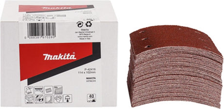 Makita Zubehör Schleifblatt K120 114x102 rot - P-42450 - P-42450